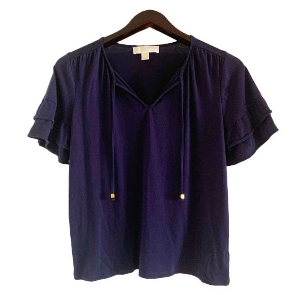 MICHAEL Michael Kors Tops - **LAST CHANCE** *NWOT* MICHAEL by Michael Kors Navy Blouse